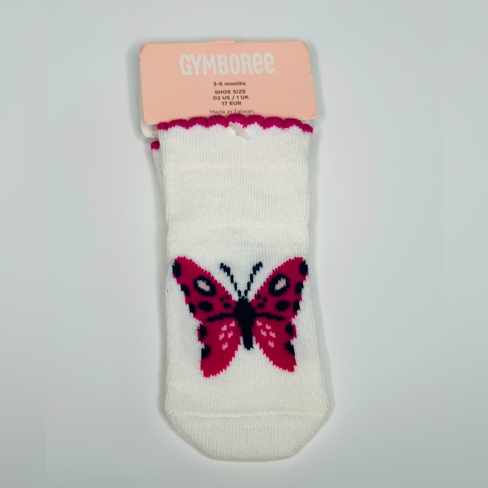 Gymboree Butterfly Socks • 3-6 Months • New